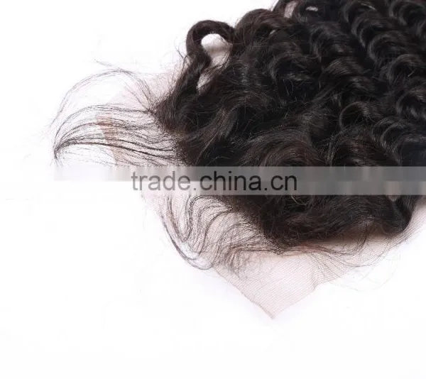 7a Brazilian Kinky Curly Closure Human Hair Lace Brazilian Curly Virgin Hair Wet And Wavy Closure Brazillian Curly Lace Closure photo-4