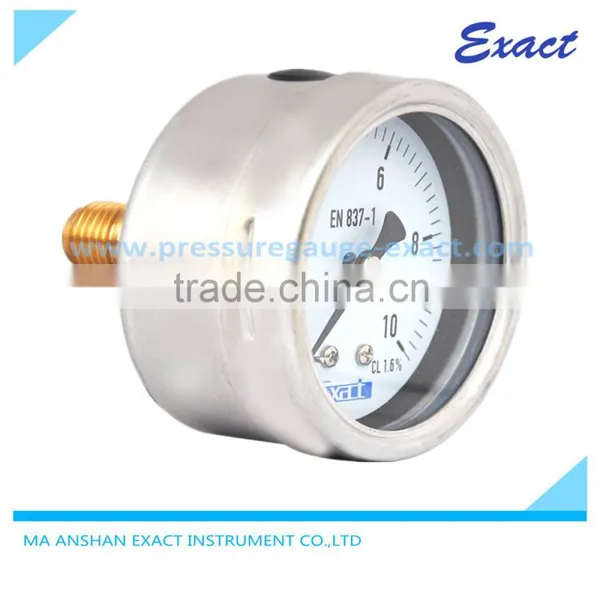 Widely Used Glycerin Filled Manometer Pressure