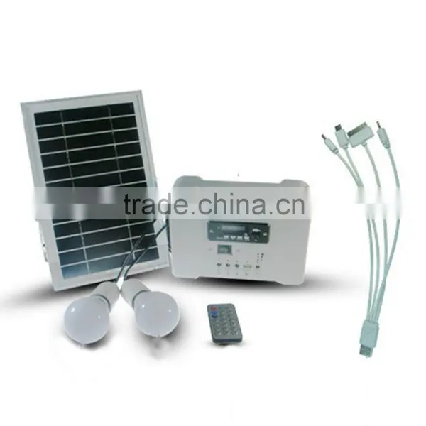 Portable Solar Generator 6w Solar Home System Solar Kit Mini Solar System for Garage Workshop Corridor Garden Gazebo Emergency photo-3