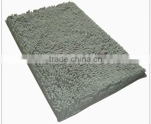 Chenille High Pile Floor Mat With Pvc Anti Slip Base photo-6