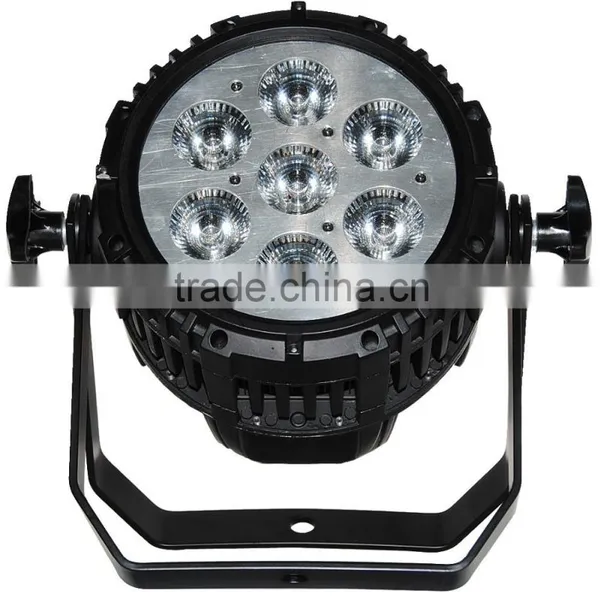 Best Selling Die Cast Aluminum CE Led Par Light 7x10w RGBW 4 in 1 Mini Outdoor Waterproof IP65 Lamp Led Par Can Light photo-3