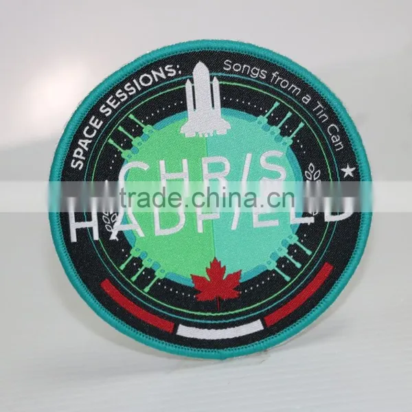 Custom Colorful Sew-on Woven Patches for Jackets/sweater/sportswear photo-3