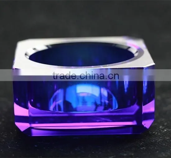 Nice Color Crystal Glass Sugar Bowl With Lit for Home Decoration photo-5