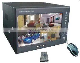 LCD DVRs, LCD Standalone DVR With 7Inch TFT Color Screen, YS-8004 DVR