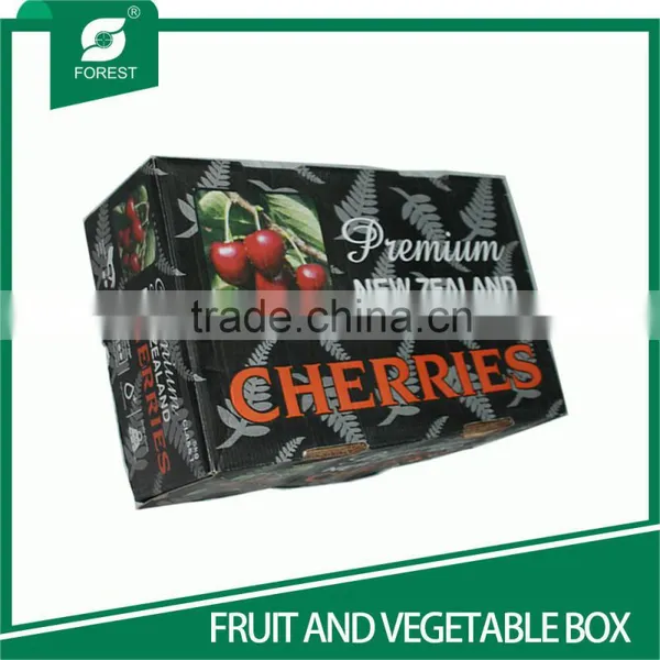 WAX-COATED CORRUGATED BOX FRESH FRUITS CARTON BOXES WITH LID photo-4