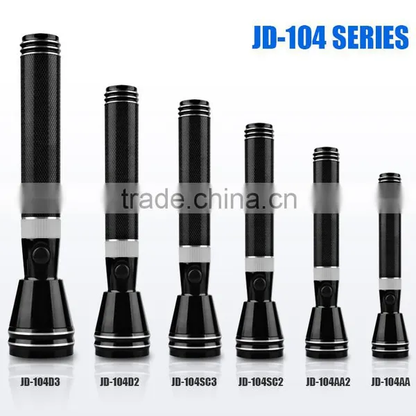 Cheap High Power Long Distance Aluminum Portable The Middle East LED Rechargeable Flashlight Torch - JD104 Keen photo-2