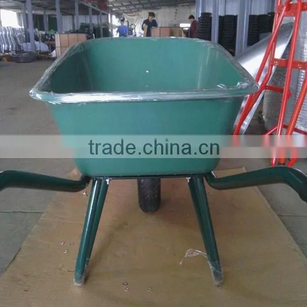 WB6408 Heavy Duty Plastic Tray Wheelbarrow photo-3