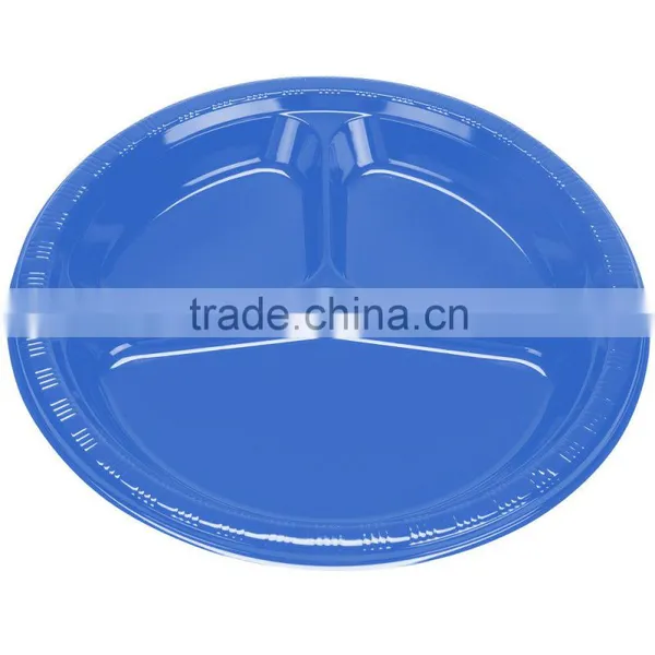 Disposable Plastic Round Plate , Available in Several Capacities and Sizes