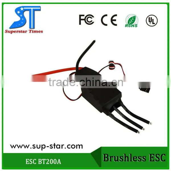 200A Brushless Water Cooling Electric Speed Controller ESC With 5V/5A SBEC for RC Boat Model photo-2