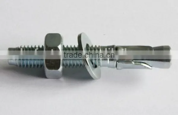 Carbon Steel Wedge Anchor Blue White Zinc photo-2
