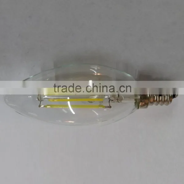 Full Glass Dimmable E14 E12 4w Led Filament Bulb photo-3