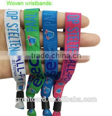 Custom RFID Fabric Woven Festival Polyester Wristbands RFID for Events and Concert photo-4