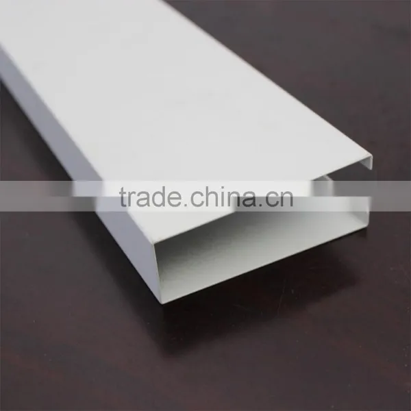 Widely Used U-shaped Aluminum Linear Suspended Sheet Meal Ceiling Commercial Ceiling Decoration photo-3