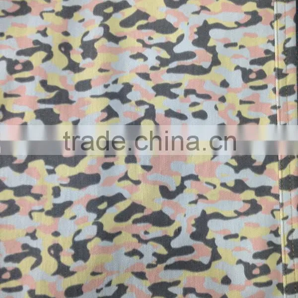 59%cotton 30%polyeter 11%spandex Knit Printed Fabric