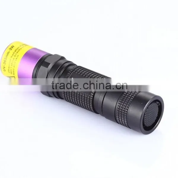 Quality is Our Culture 365nm 3W Small uv Light From Tank007 China NO.1 UV Flashlights Supplier Police Using Light photo-2