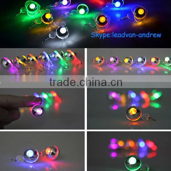 Korea Popular Nightclub Couples Favour Sweet Earring LED Light Up photo-2