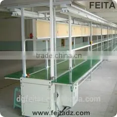 ESD Mat Belt Conveyor Structure and Paint Steel Material Belt Conveyor With Opposite Worktable photo-3