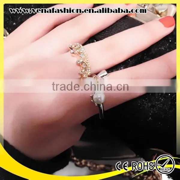 Manufacturer Cross Open Style Small Pearl Ring photo-2