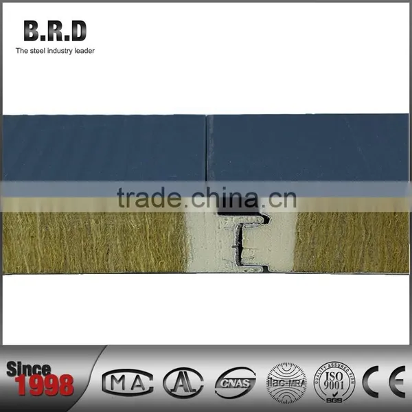 Manufacturer of BRD Rock Wool Sandwich Wall Panel Price photo-2