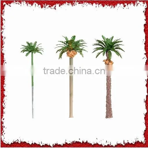 Outdoor Decorative Scale Coconut Palm Tree, Copper Tree, Landscape Model Train Supplies,scale Model Scenery Making