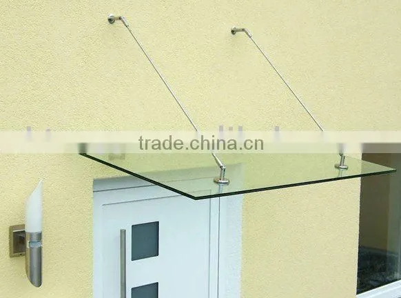 Assorted glass canopy