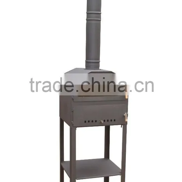 2016 New Steel Pizza Stove China Wood Burning Fireplace With Oven for Wholesale photo-2