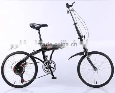 16-inch Folding Bike High-carbon Steel Bike Woman V Brake Student Bike photo-5