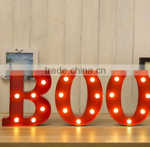 Decorative Plastic and Wood Letters Led Sign photo-3