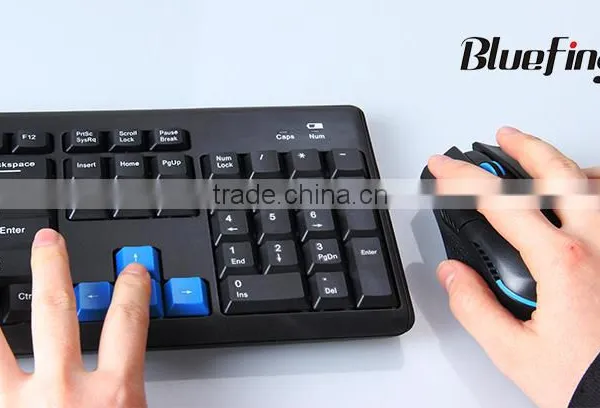 Shenzhen Factory Dual Multimedia 2.4G Wireless Keyboard and Mouse photo-5