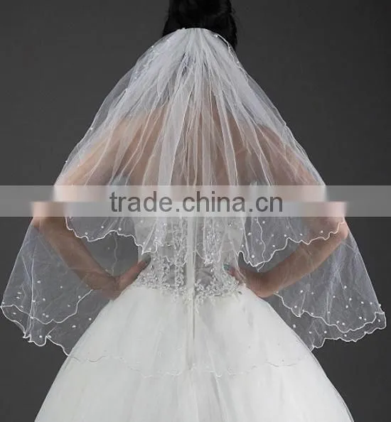 High Quality Cheap Wedding Veil Online Bridal Veils photo-5