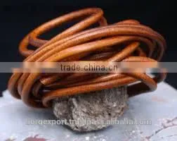 4mm Round Leather Cord From BORG EXPORT photo-2