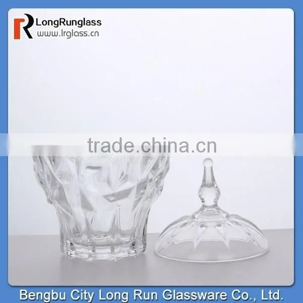 LongRun China Hot New Product for 2015 High White Glass Cup Candy Box,wedding Candy Box,clear Glass Candy Box photo-2