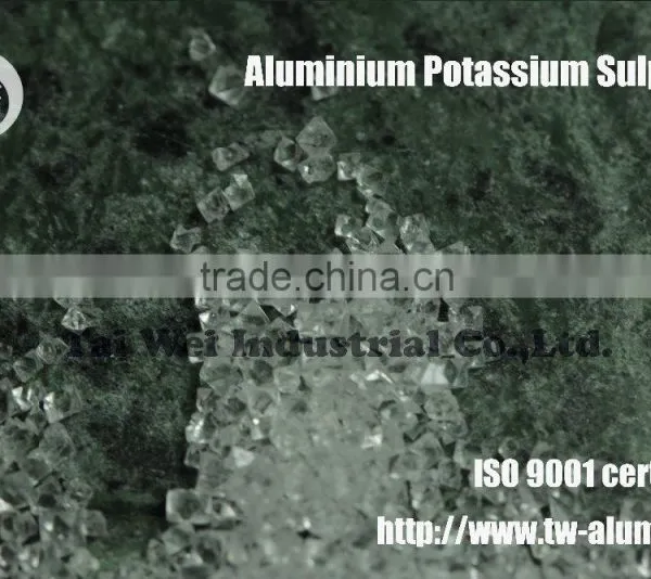High Qulity Potash Alum Food Additives Aluminium Potassium Sulphate