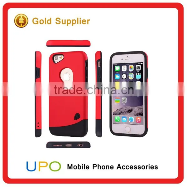 [UPO] Cobblestone Design Hybrid Shockproof Hard PC + TPU Cell Phone Case Cover for IPhone 6 6s photo-2