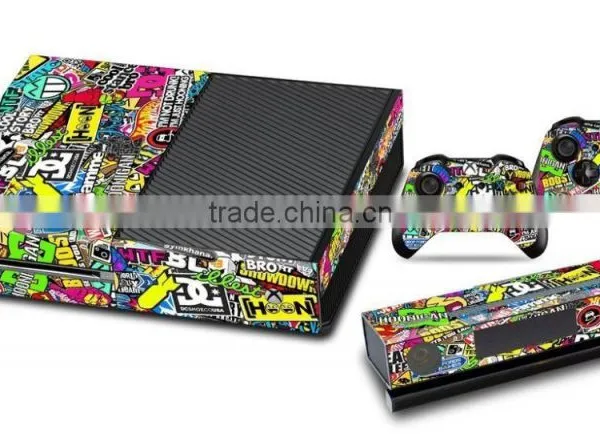 Customized Pattern Color ! Easy to Remove Design Beautiful Flower Skin Sticker for Microsoft Xbox One photo-3