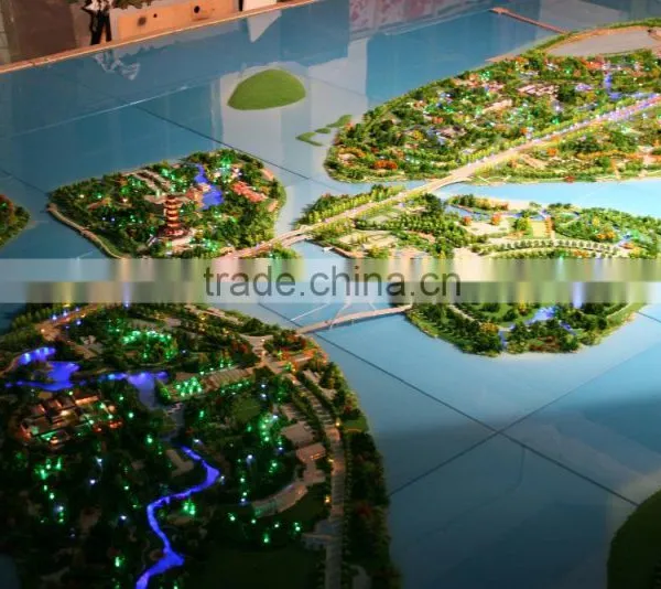 Sea Island Planning Miniature Scale Building Model photo-5