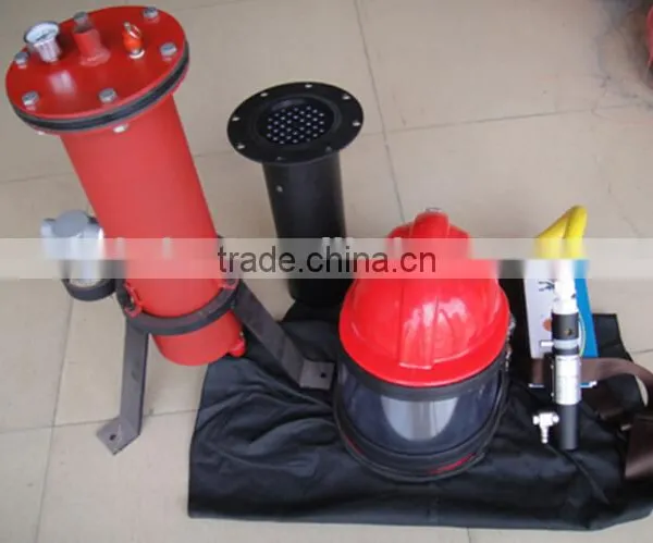 ABS Sandblast helmet with temperature regulator Precision Filter