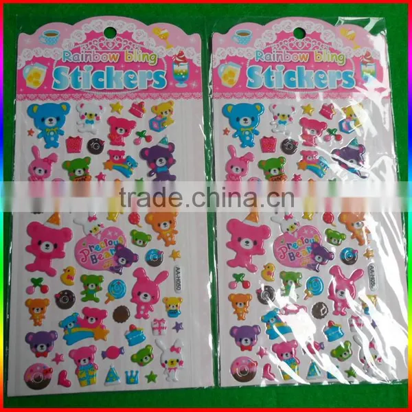 Bears 3D Puffy Stickers Lovely photo-3