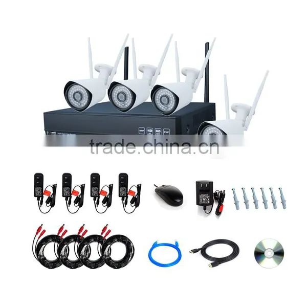 Hot Sale Wifi Kits 4CH Wireless 1080P POE IP Cctv System photo-6