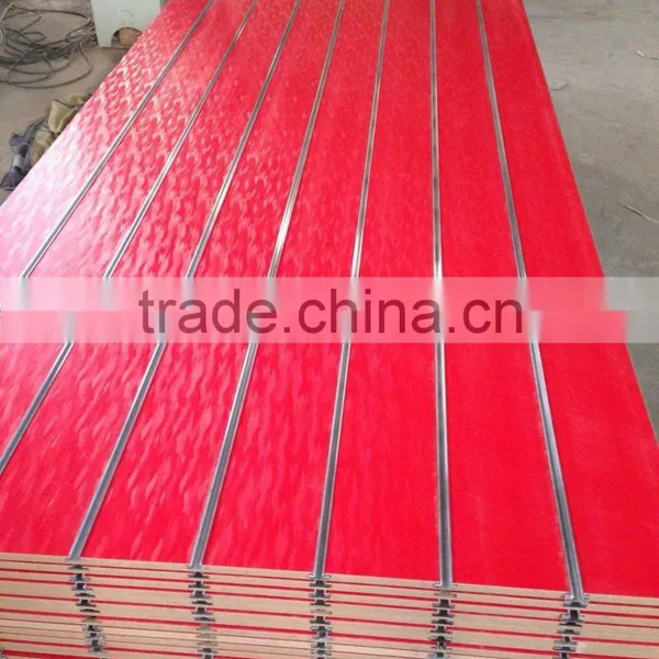 Melamine MDF Slatwall photo-4