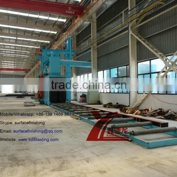 SXH1020-8 Steel Structure/H Beam Shot Blasting Machine