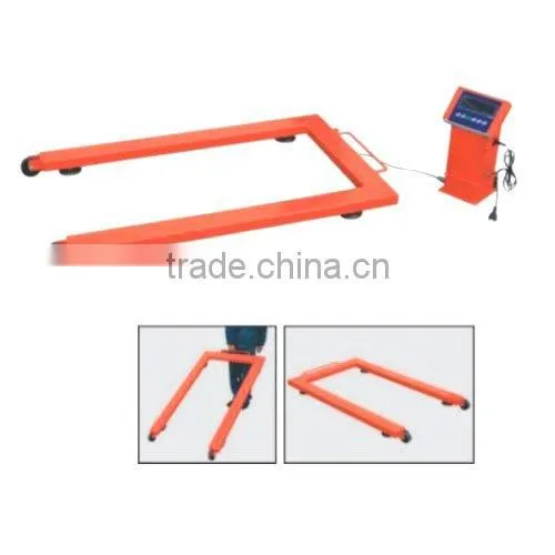 U shape table truck with scale