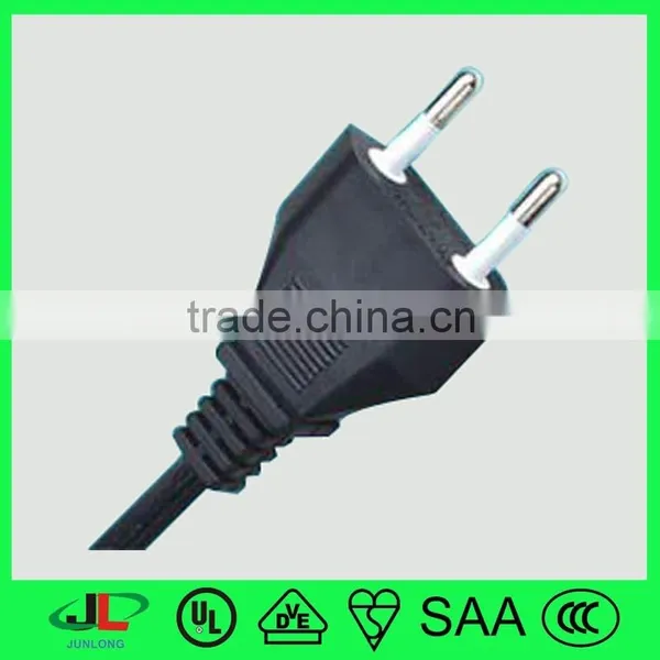Italy 2 Core Electric Wires IMQ Approved 2 Prong Electric Plug White Extension Cord photo-3