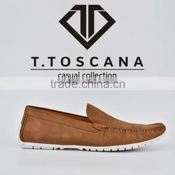 Luxury Good Quality Nubuck Buff Leather 2016 Men Casual Shoes photo-2