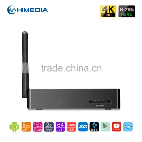 Shenzhen Factory Price HiMedia Octa Core Rockchip RK3368 4K Android 5.1 tv Box Kodi 15.2 With High Definition photo-3