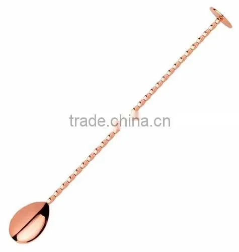Copper plated Bar Spoon Cocktail Stirrer