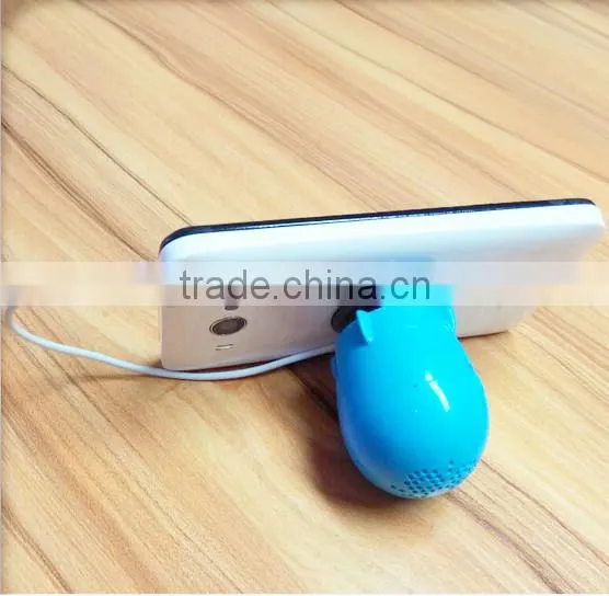 Creative Small Rocket Phone Speaker 3.5mm Connector Cartoon Mini Audio Player Computer Small Audio photo-2