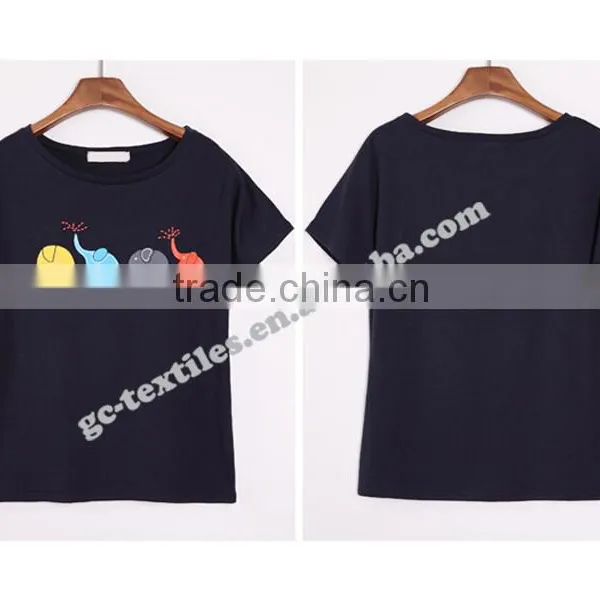 Girl's Printed Cute Short Sleeve T-shirts photo-3