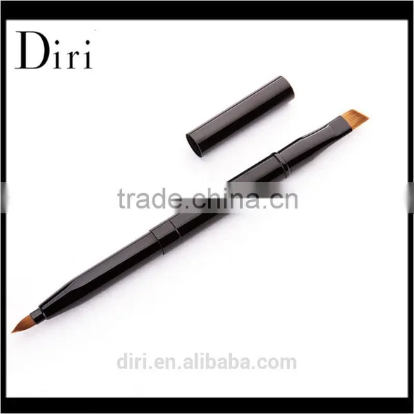 Professional Two Use Makeup Tools Portable Retractable Cosmetic Lipstick Gloss Lip Brush photo-2