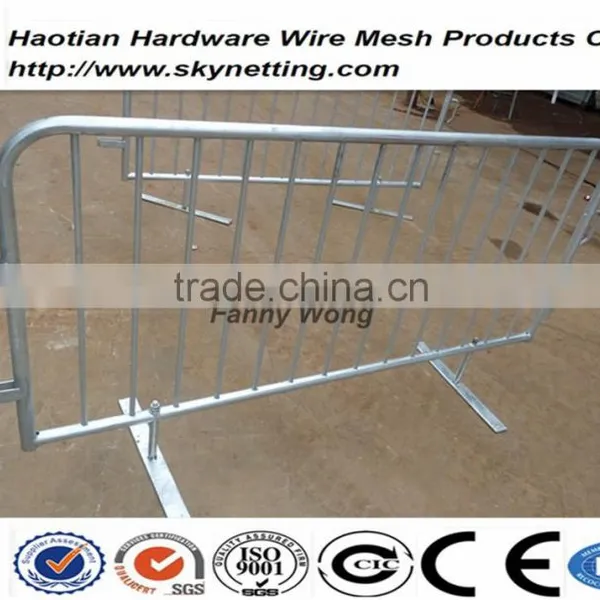 Hot Dipped Galvanized After Welding Temporary Fence Welded Pipe Crowd Control Barrier Queue Control Fence Panel photo-6